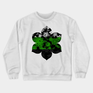 Butterfly Garden, Pride Flag Series - Neutrois Crewneck Sweatshirt